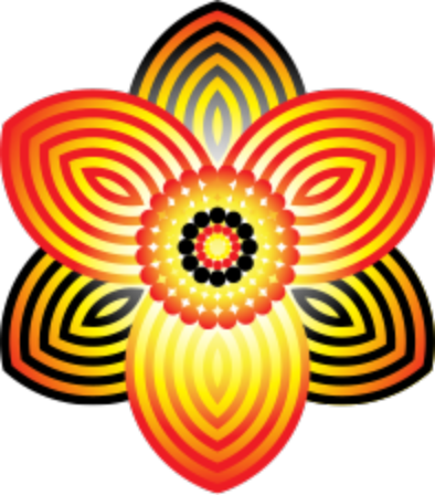 Cancer Council NSW Aboriginal daffodil symbol